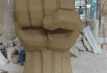 拳頭雕塑 歐式步行街握拳雕塑 大型手勢雕塑