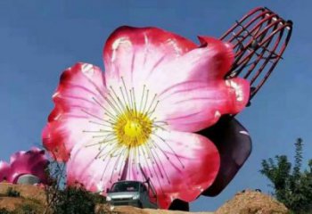 標識指環(huán)雕塑 剪影標識雕塑 商業(yè)街戒指環(huán)雕塑