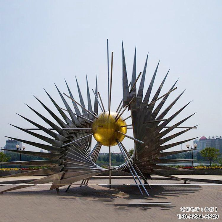 噴漆星球雕塑 中式村口雕塑 草地星空雕塑