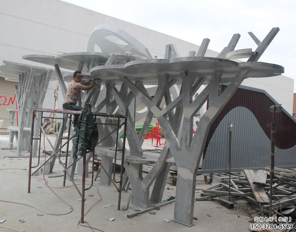 鍛造數字雕塑 景觀文字雕塑 戶外雕塑