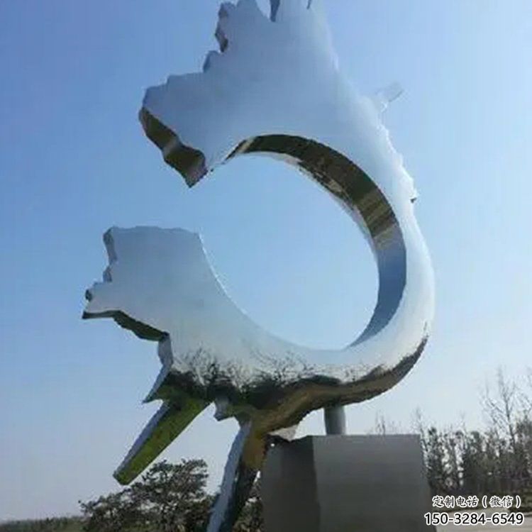 大型商場齒輪雕塑 仿真工業(yè)雕塑 鏡面機(jī)械雕塑