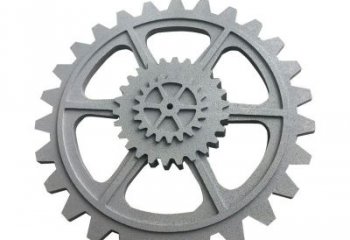 現(xiàn)代齒輪雕塑 大型別墅區(qū)工業(yè)雕塑 彩繪機(jī)械雕塑