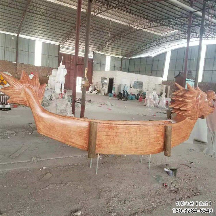 景觀龍舟雕塑 剪影劃槳雕塑 商業街競賽雕塑