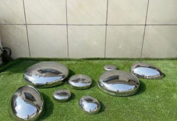 大型石塊雕塑 歐式步行街石頭雕塑 彩繪景觀石雕塑