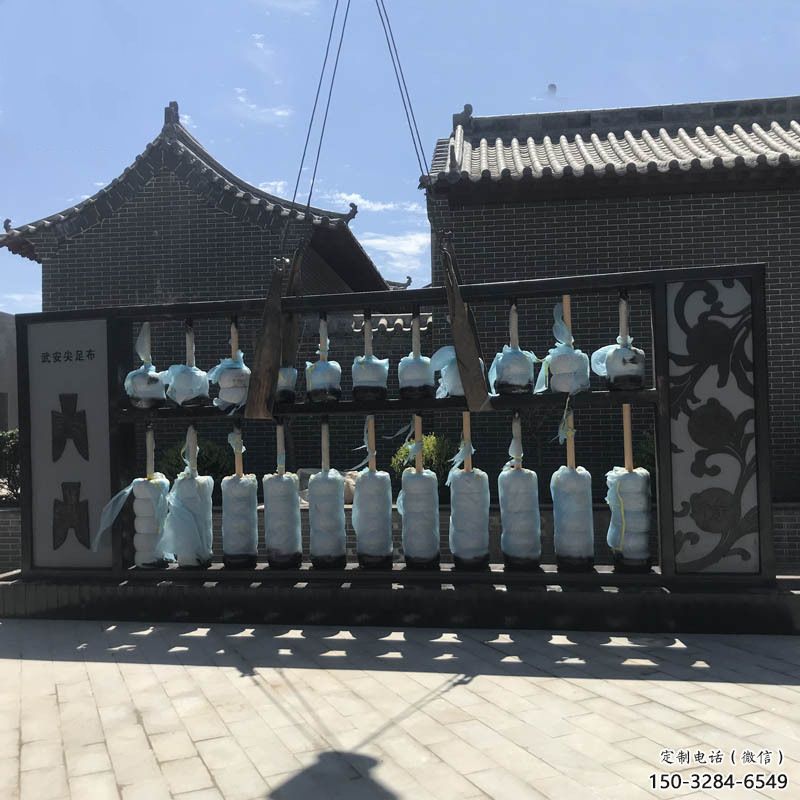 水景珠算雕塑 彩繪剪紙小品 現代雕塑