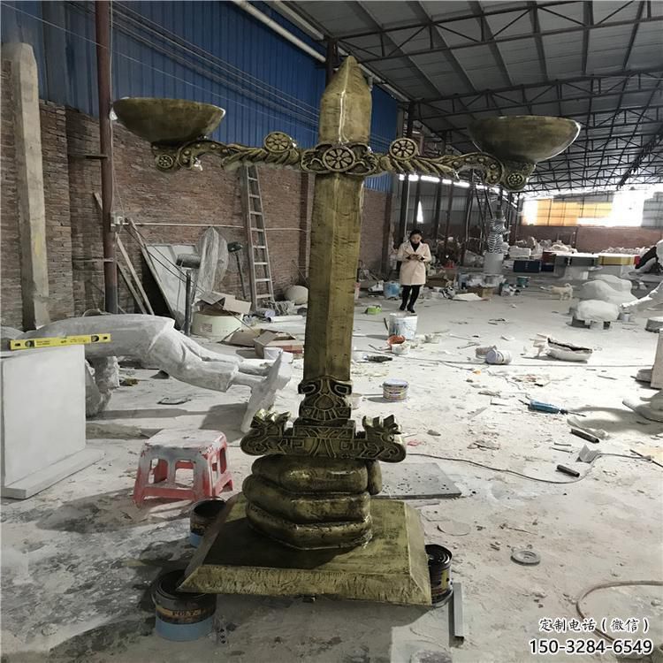 彩繪天平雕塑 景觀公平雕塑 街頭天平秤雕塑