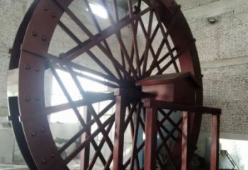 噴漆水車雕塑 中式村口仿古雕塑 草地雕塑