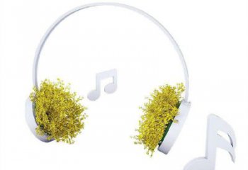 草地耳麥雕塑 現代校園耳機雕塑 大型音樂雕塑