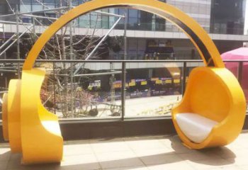 鏤空耳麥雕塑 噴水園林音樂雕塑 住宅小區(qū)耳機雕塑