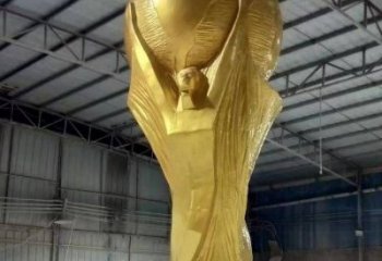 異形獎杯雕塑廠家 現代校園紀念雕塑 校園標識雕塑