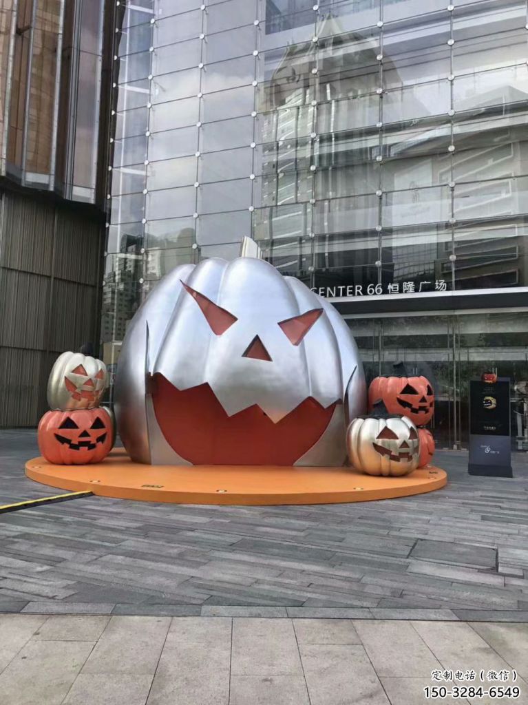 別墅區骷髏雕塑 大型別墅區骷髏頭雕塑 剪影鬼怪雕塑