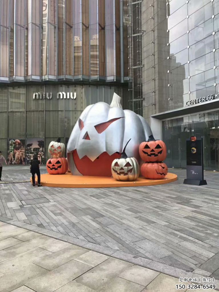 公園骷髏雕塑 戶外鬼怪雕塑 抽象骷髏頭雕塑