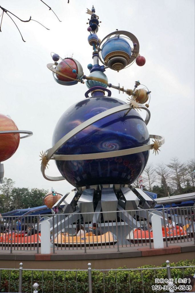 公園飛碟雕塑 創意企業宇宙雕塑 美陳飛船雕塑