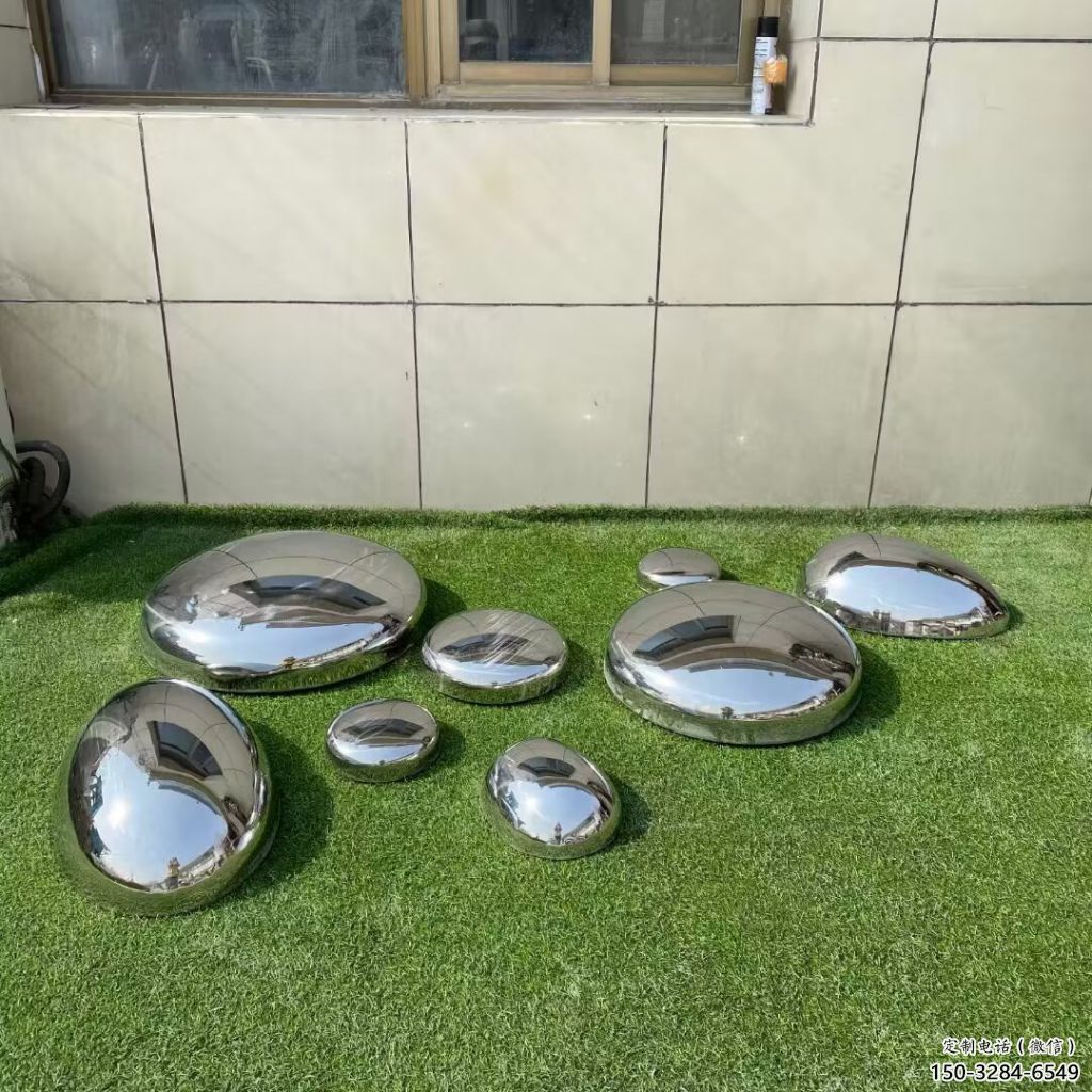 鑄造鵝卵石雕塑 中式村口雕塑 景觀空心石雕塑