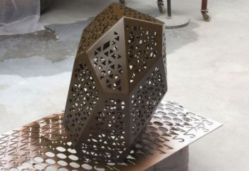 現代鵝卵石雕塑 大型別墅區空心石雕塑 彩繪雕塑