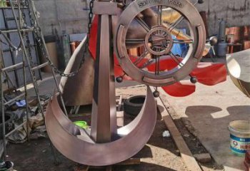 歐式船錨雕塑 抽象希望碼頭雕塑 景觀雕塑