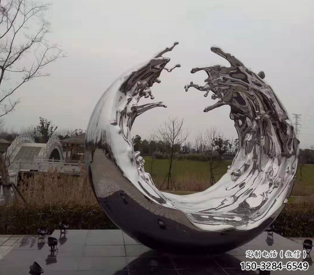 鍛造水花雕塑 景觀雕塑 戶外水景雕塑