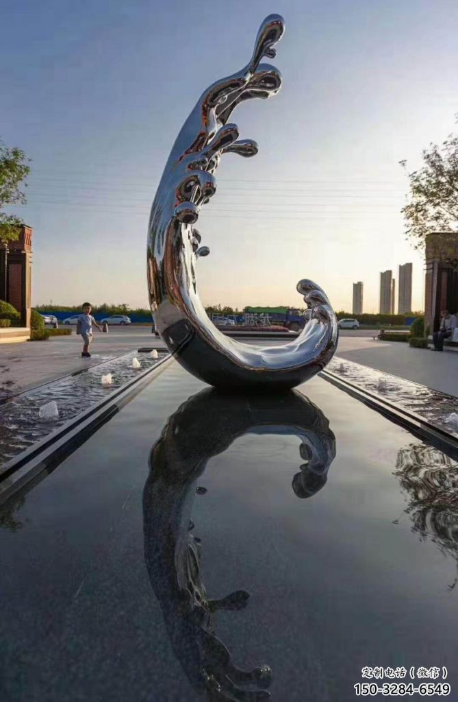 仿古水花雕塑 騰飛水景雕塑 房地產雕塑