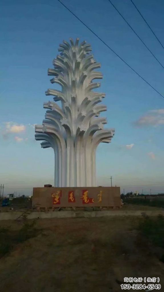 大型雪花雕塑 歐式步行街雕塑 彩繪窗花雕塑