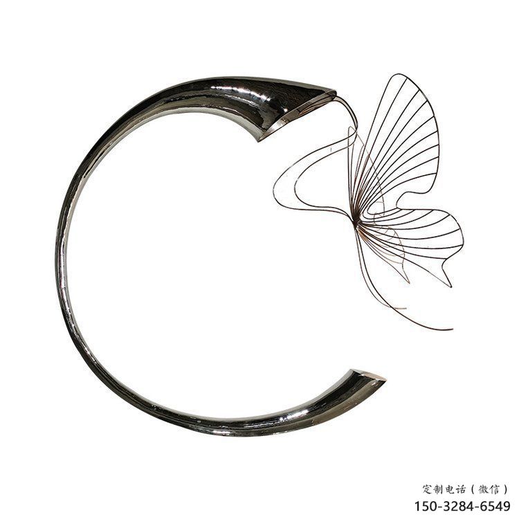 鑄造喇叭花雕塑 中式村口雕塑 景觀花卉雕塑