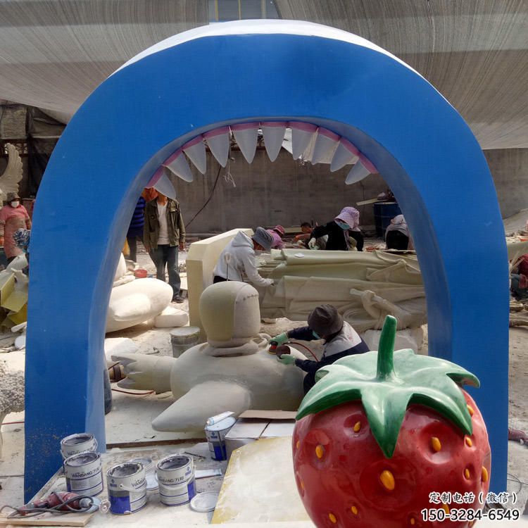 公園大門(mén)雕塑