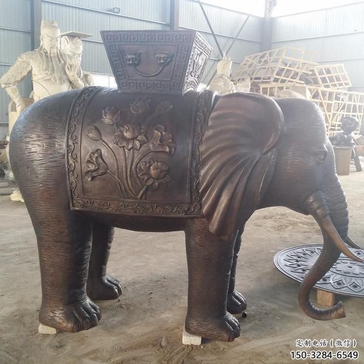 大象雕塑常用，景觀概念，紅銅大象雕塑供求
