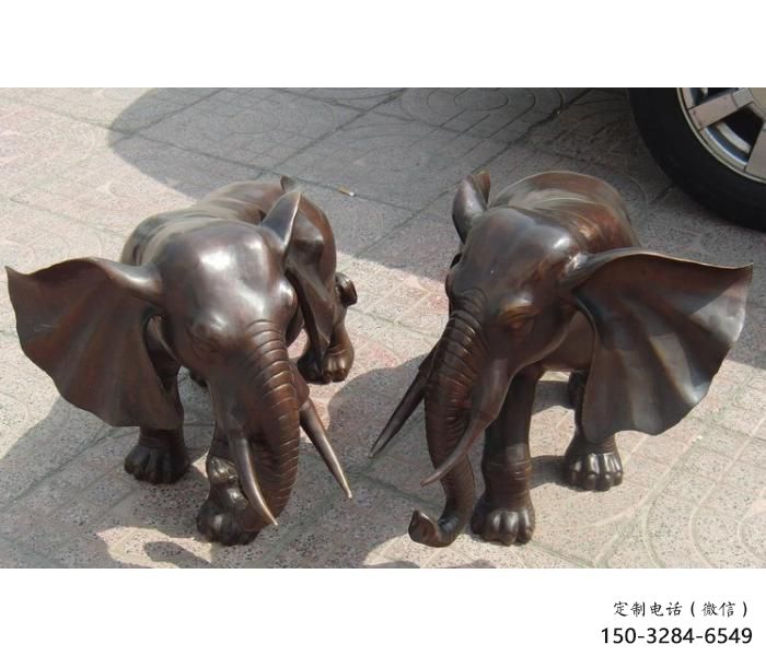 地產大象雕塑精選，戶外雕塑，銅大象雕塑優價