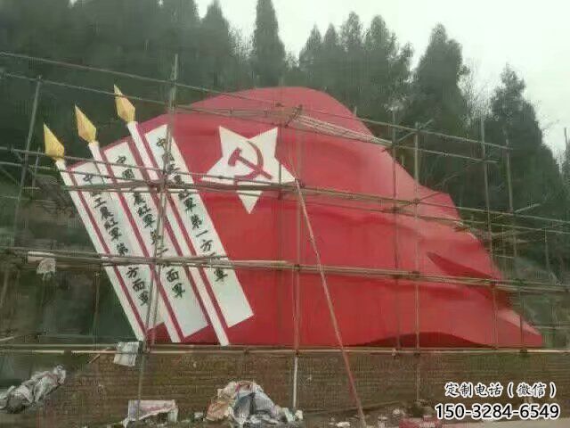 房地產黨徽雕塑，革命黨建雕塑，烤漆制造