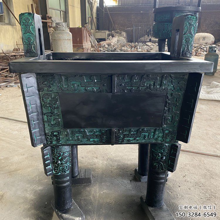 大型青銅鼎銅雕生產(chǎn)