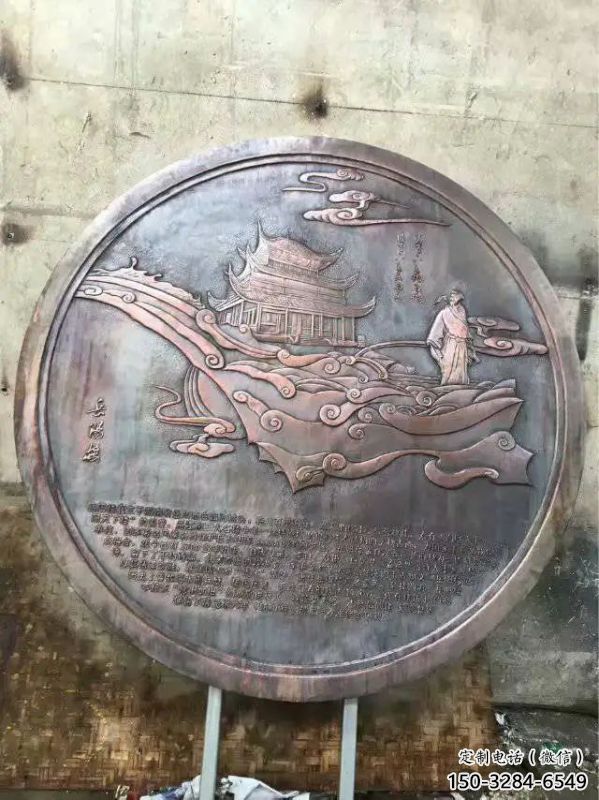 純銅浮雕專供，城堡雕塑，城堡浮雕生產(chǎn)廠家