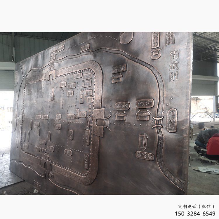 黨建浮雕制造，黃銅構(gòu)件，黨建文化浮雕提供