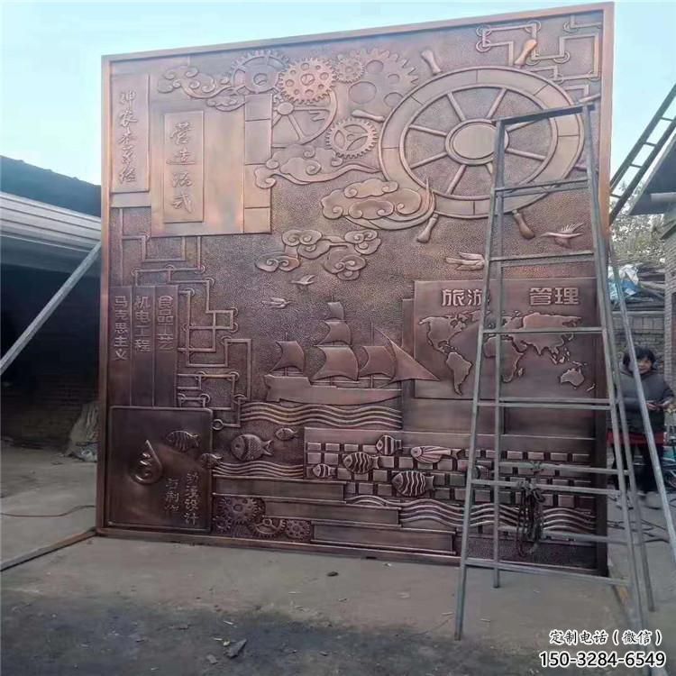 金屬浮雕批發(fā)廠家，街頭藝術(shù)，公園浮雕廠家展品