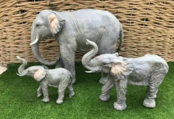 大象雕塑供需，圓雕系列，仿真大象雕塑制造商