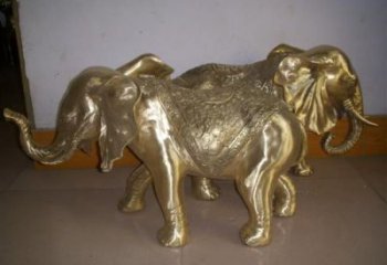 大象雕塑定價(jià)，景觀雕塑，銅大象雕塑擺件批發(fā)