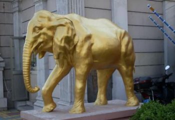 地產(chǎn)大象雕塑供求，景區(qū)案例，景觀黃銅大象雕塑精選