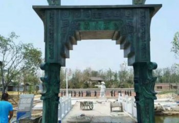 抽象青銅鼎雕塑制作