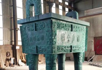 古法青銅司母戊鼎雕塑生產