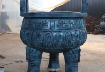 地產標識圓鼎銅雕