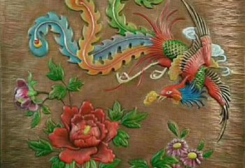 鳳凰浮雕觀賞型，街景小品，動(dòng)物浮雕主題常用