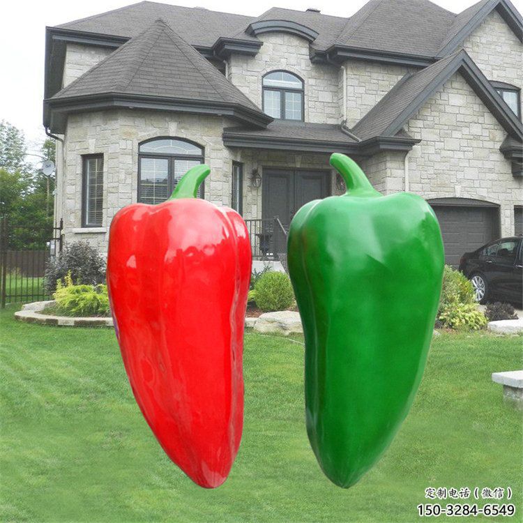 果籃雕塑制造商，酒店擺件，軟裝辣椒果籃雕塑定制