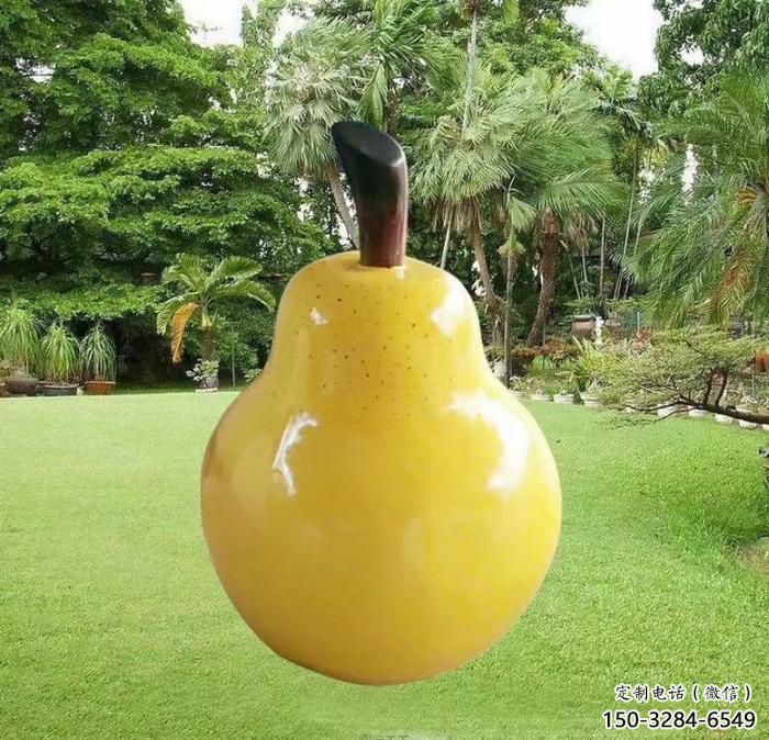 果籃雕塑觀賞型，景區雕塑，鴨梨果籃雕塑指用