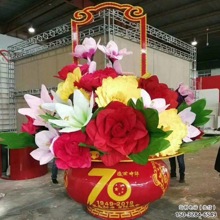 企業(yè)花籃雕塑優(yōu)價，村標(biāo)概念，廣場花籃雕塑異型精品