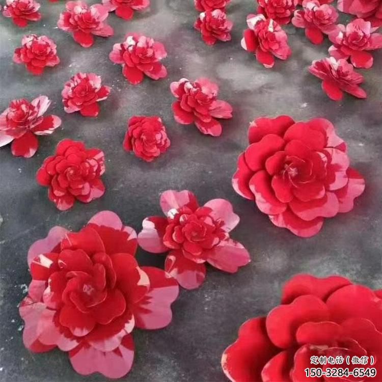 紀(jì)念花籃雕塑生產(chǎn)，廣場雕塑，玫瑰花花籃雕塑展品