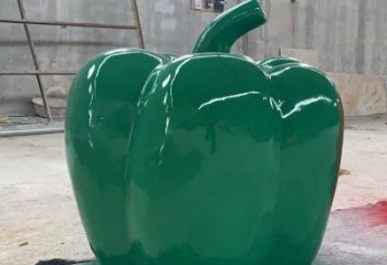 廣場果籃雕塑優價，果蔬組合，辣椒果籃雕塑特供