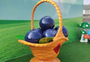 果籃雕塑專供，景觀雕塑，小區葡萄果籃雕塑標準