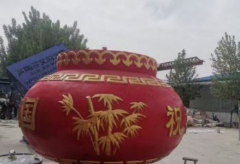 花籃雕塑標志供需，透雕系列，玻璃鋼花籃雕塑制造商