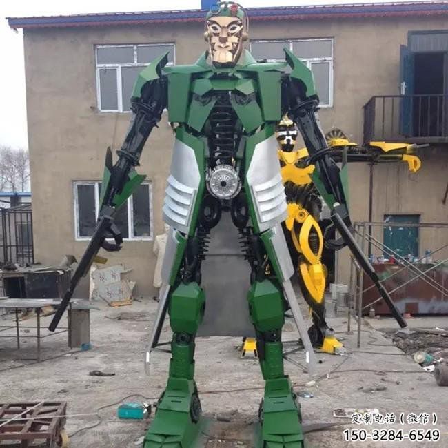 商業街機器人雕塑