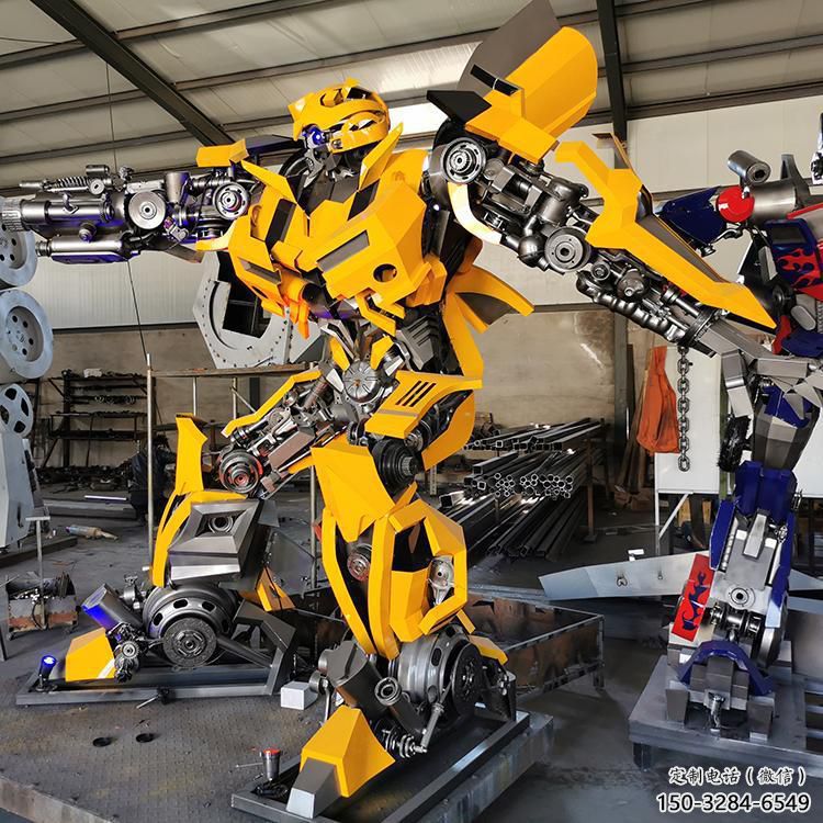 大黃蜂版機器人雕塑廠家