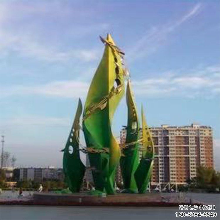 宣傳主題雕塑廠生產，藝術形象標識，地標美陳雕塑