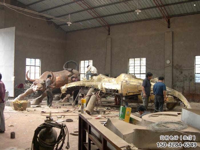 景觀恐龍雕塑生產，景區案例，景觀幾何恐龍雕塑制作